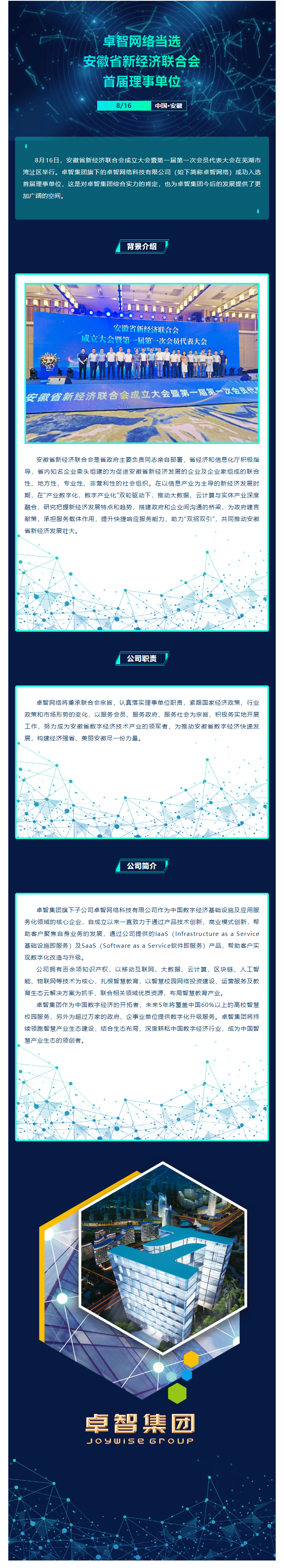 卓智網(wǎng)絡(luò)當(dāng)選安徽省新經(jīng)濟(jì)聯(lián)合會首屆理事單位.png